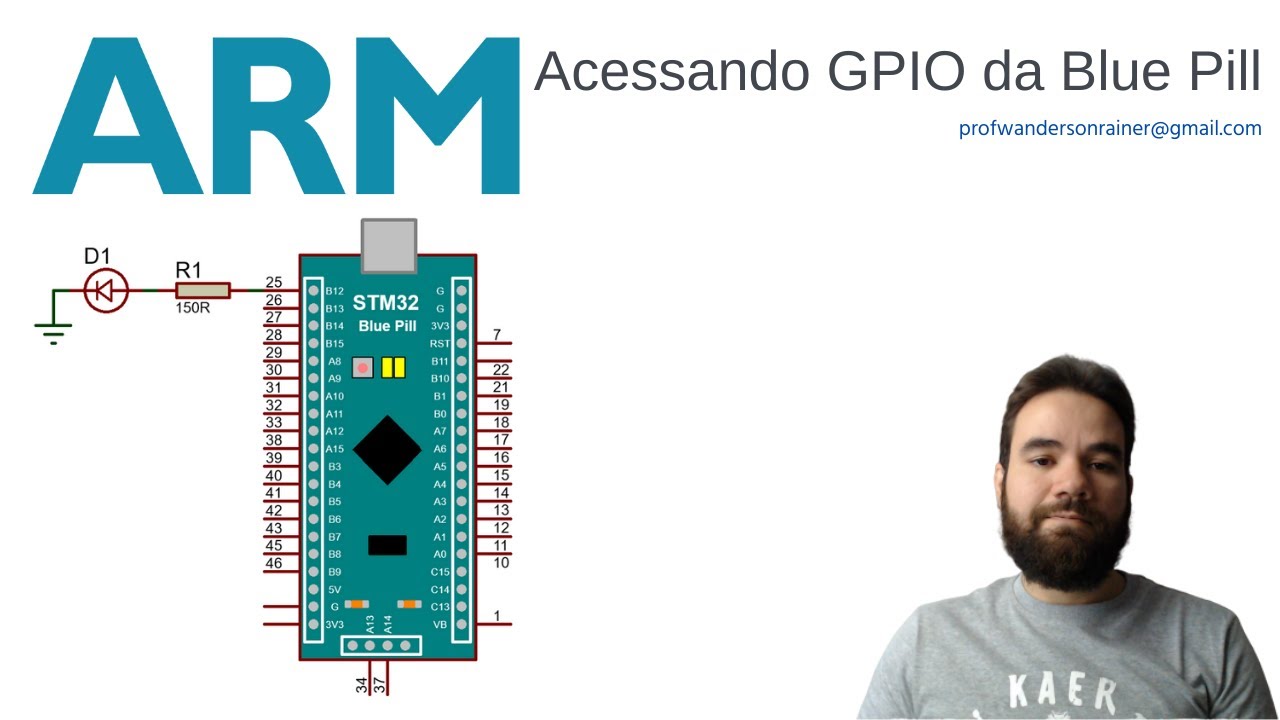 ARM#03 - Plataforma Blue Pill (programação de GPIO) - saídas digitais