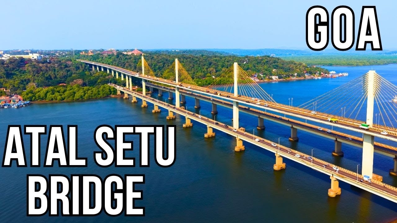 Atal Setu, Goa | The New Mandovi Bridge Redefining Panjim |4K Cinematic Drone DJI Mini 5 Pro