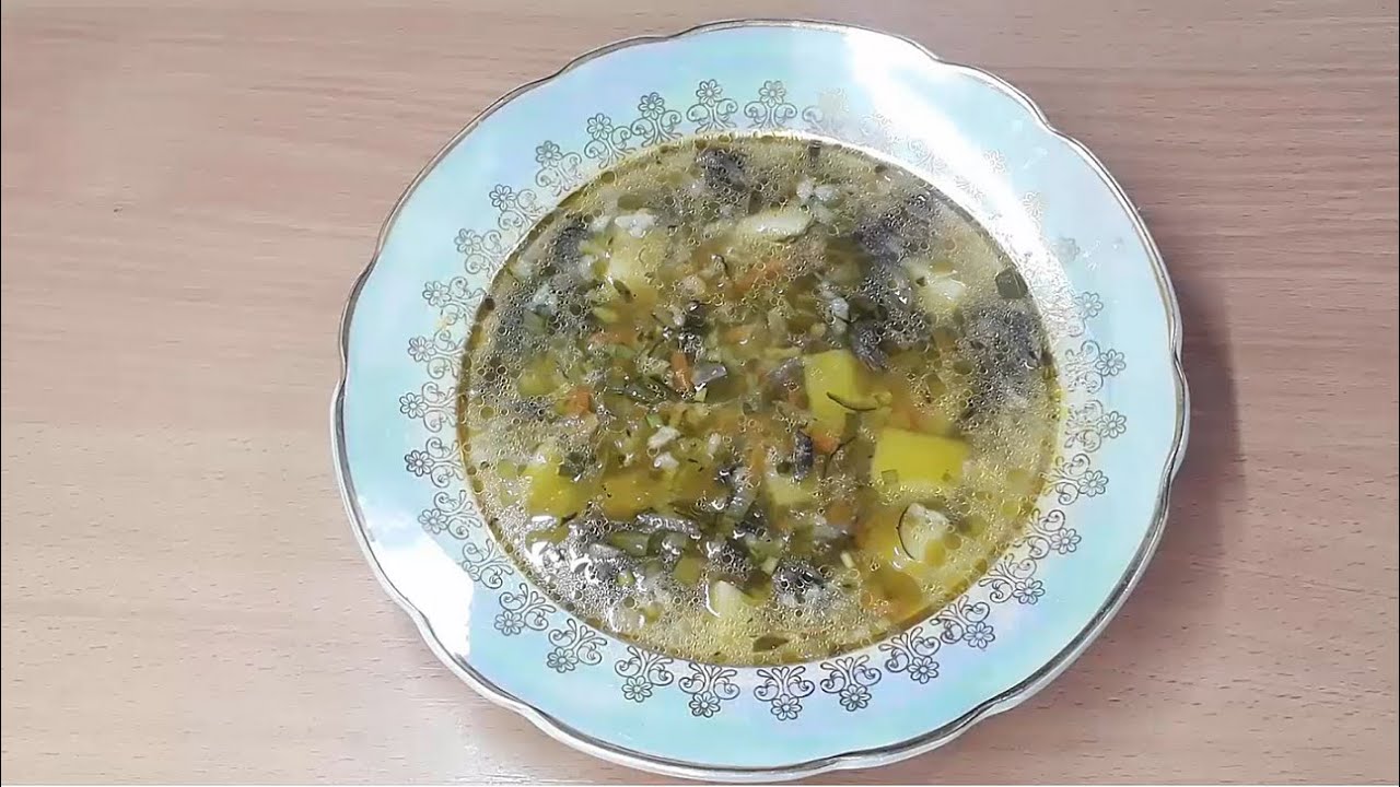Еда в пост. Рассольник с грибами. Вкусный и сытный.
