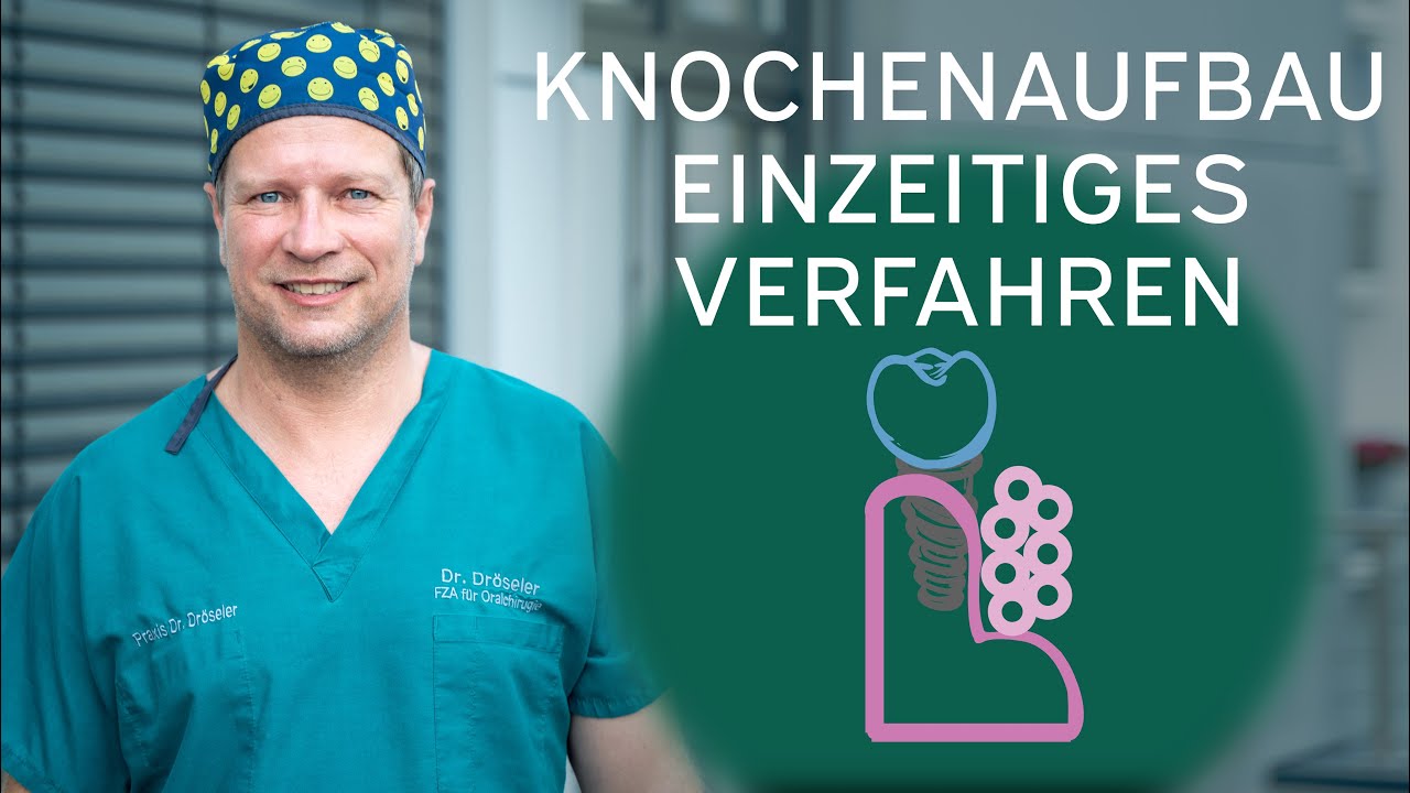 Knochenaufbau für Zahnimplantate Teil 1 von 2