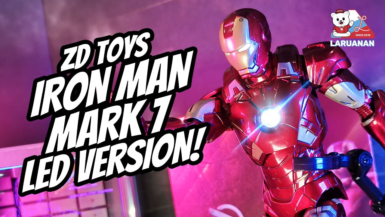 ZD TOYS IRON MAN MARK 7 LED VERSION. UNBOXING AND REVIEW BY RALPH CIFRA