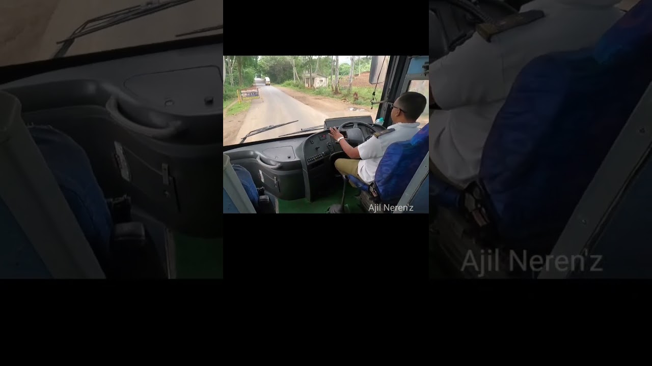 Expert Volvo bus driver maneuvering Speed breaker in Style #volvobuses