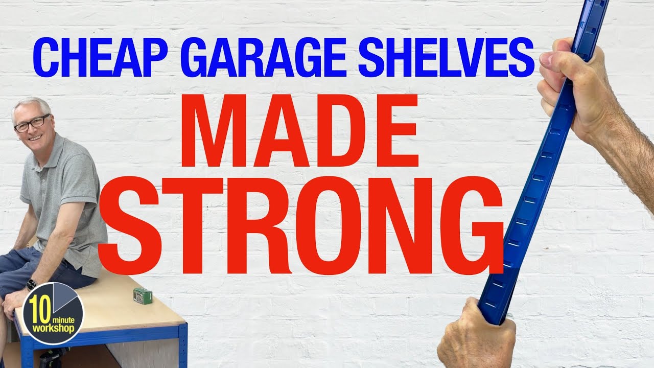 Cheap Garage Shelves Made Good! [video 616][AD]
