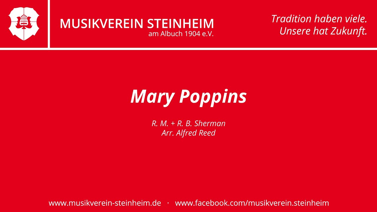 Mary Poppins, R. M. + R. B. Sherman / Arr. Alfred Reed