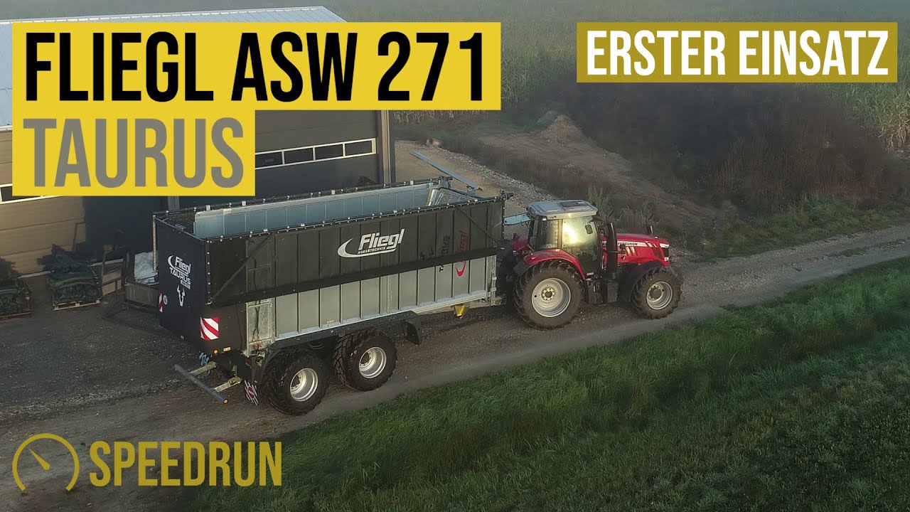 Fliegl ASW 271 Taurus mit Vollausstattung - Erster Einsatz - Speedrun - 🌽 #Maishäckseln 2021 🌽