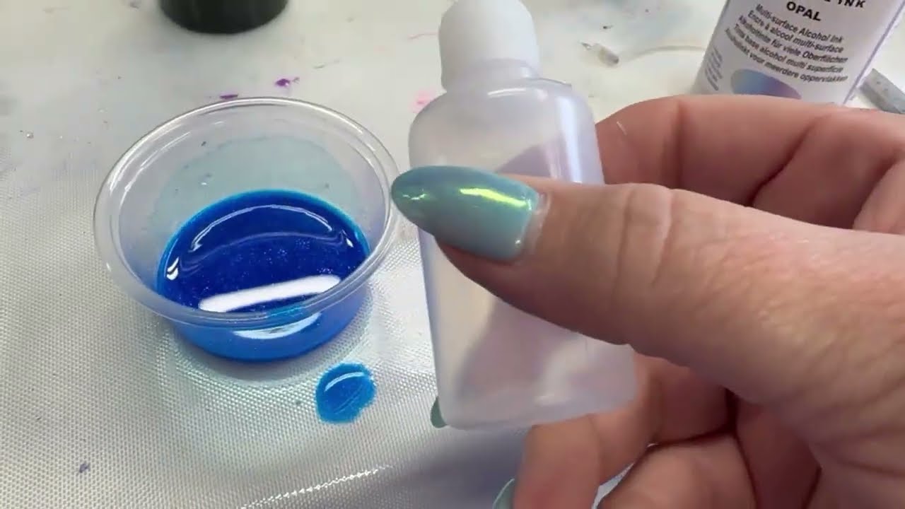 Coloring Pi&ntilde;ata Opal Alcohol Ink - Will that work?