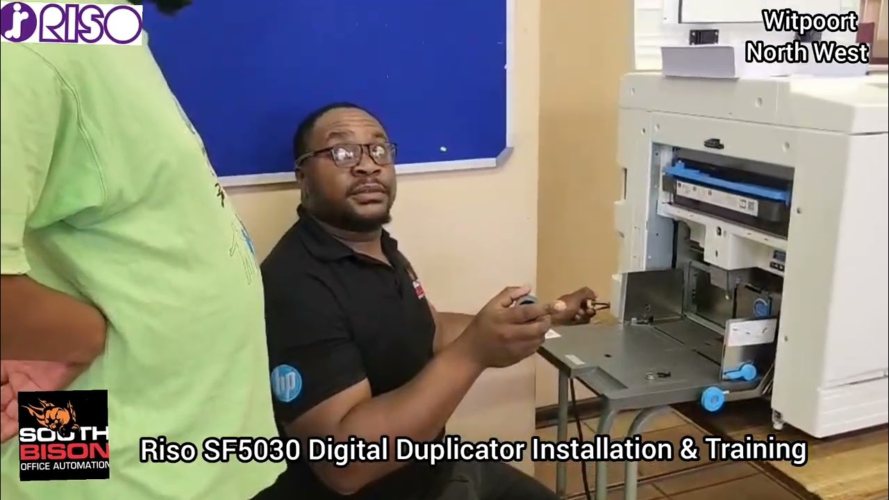 Riso SF5030 Digital Duplicator Installation & Training - Witpoort