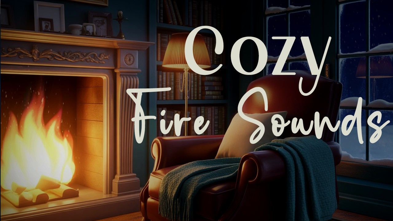 🔥 8 Hours of Relaxing Fireplace Sounds | Cozy Burning Logs & Gentle Crackling Fire for  Deep Sleep 😴