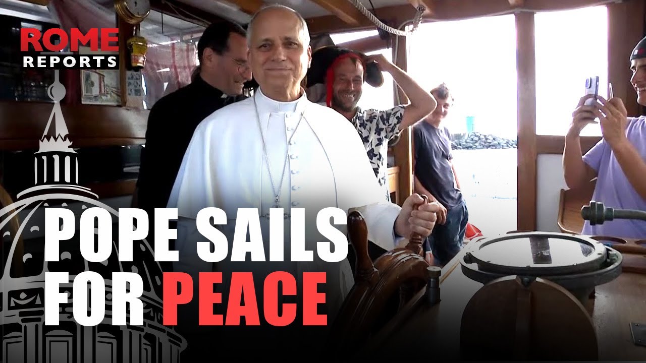 ПЛАВНОЕ ПЛАВАНИЕ: ПАПА ЛЕВ XIV на борту ЛОДКИ ради мира — ТОЛЬКО ВИДЕО