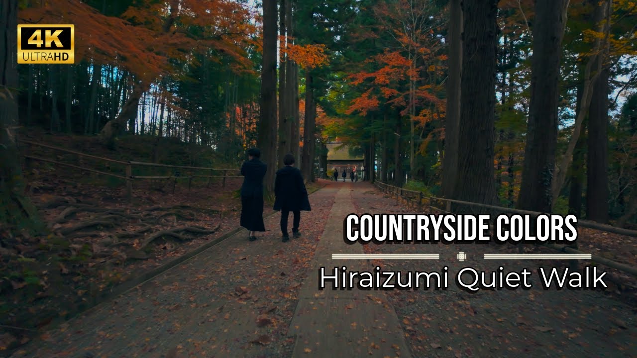Wandering Rural Hiraizumi: Forest Trails to Sacred Grounds | Japan 4K