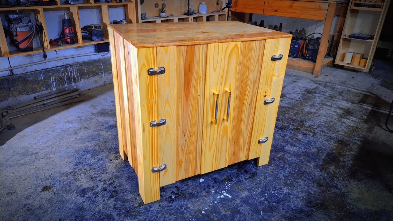 ทำตู้ Diy เล็กๆด้วยไม้ #diy #woodwork #diyprojects #pallet #woodidea #งานไม้ 
