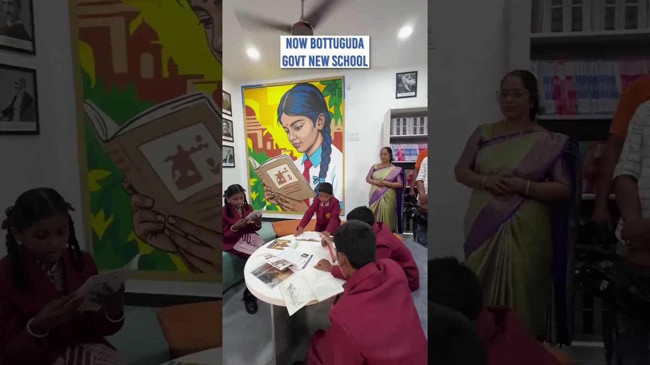 Transformation of Bottuguda Government School in Nalgonda, Telangana