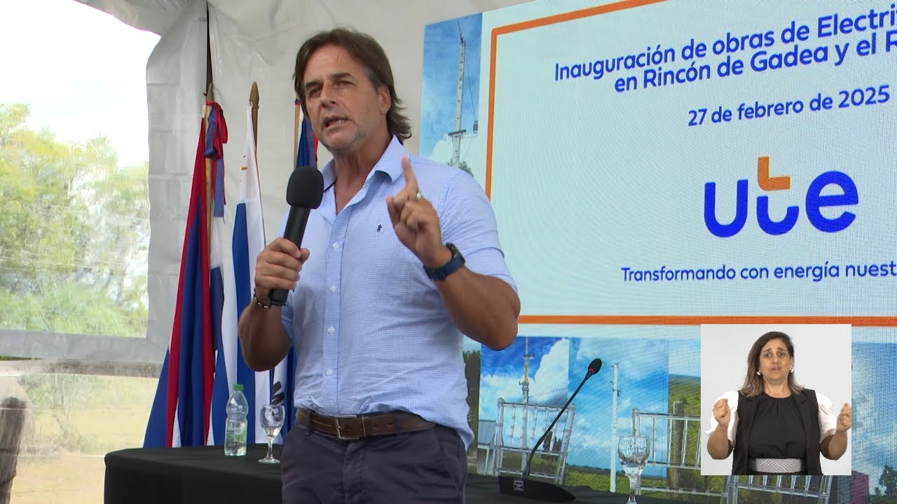 Palabras del presidente de la República, Luis Lacalle Pou