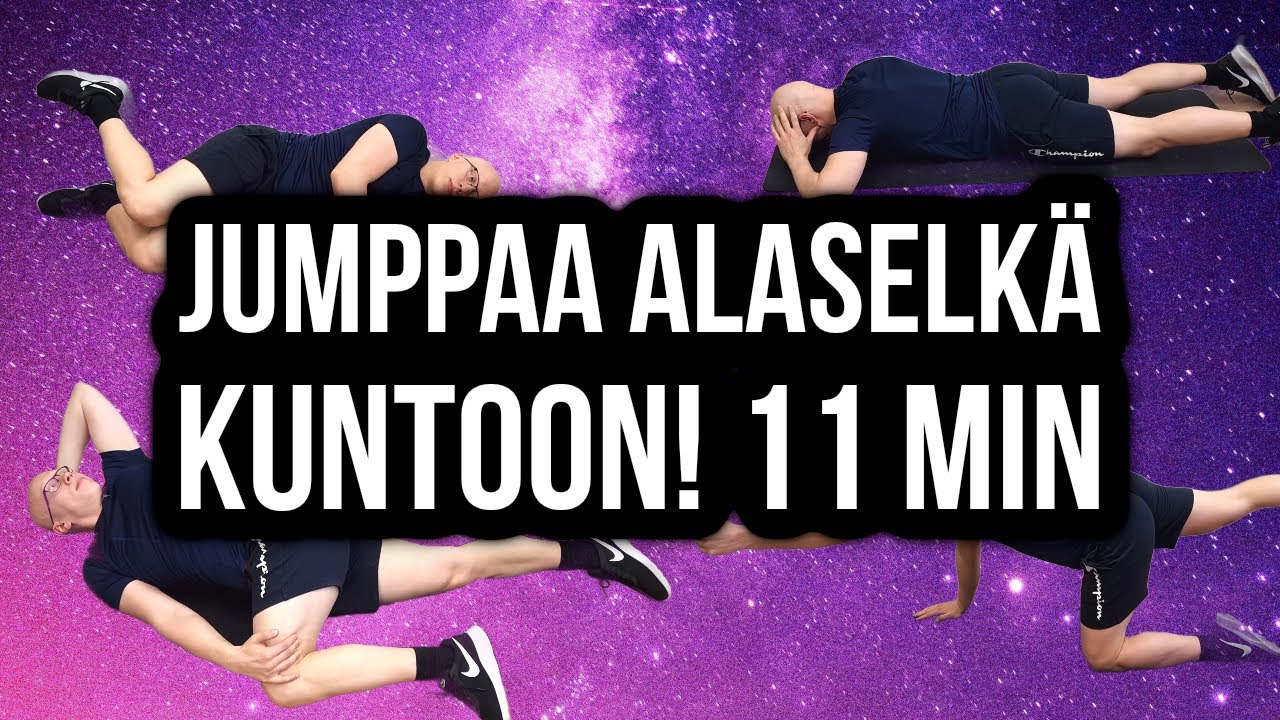 Alaselkä jumissa? Tee tätä treeniä!