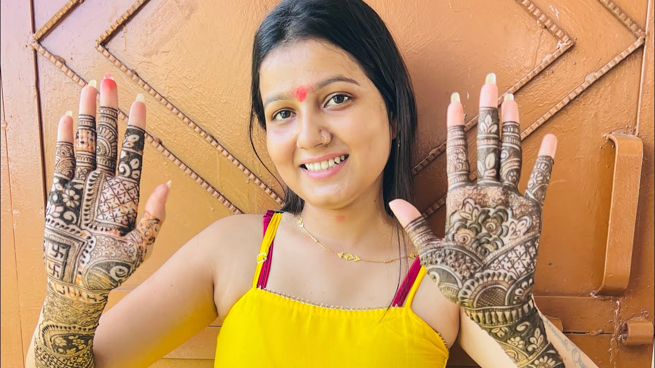 लग गई मेहँदी लिख लिया पिया का नाम❤️