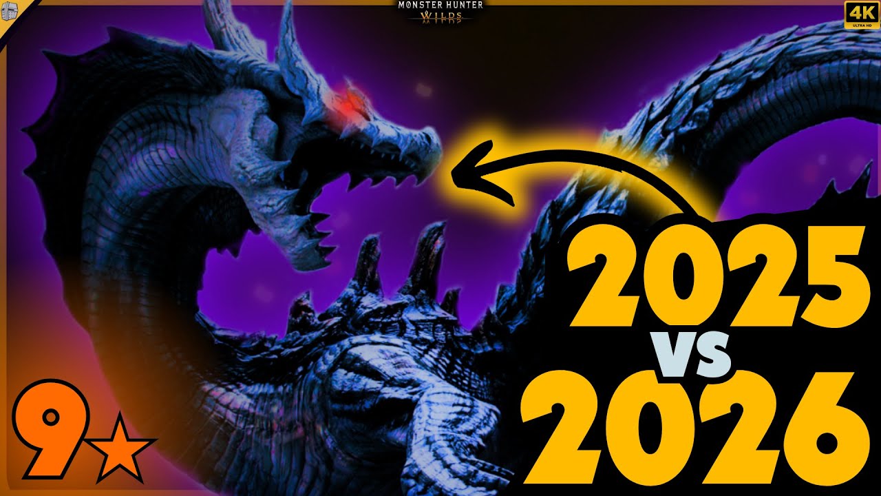 LAGIACRUS 9★: ¿Cuánto ha cambiado? (2025 vs 2026) | Monster Hunter Wilds