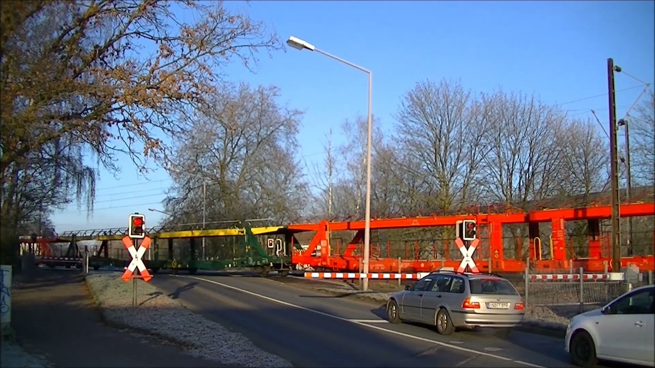 Bahnübergang Osnabrück // German Railroad crossing // Spoorwegovergang
