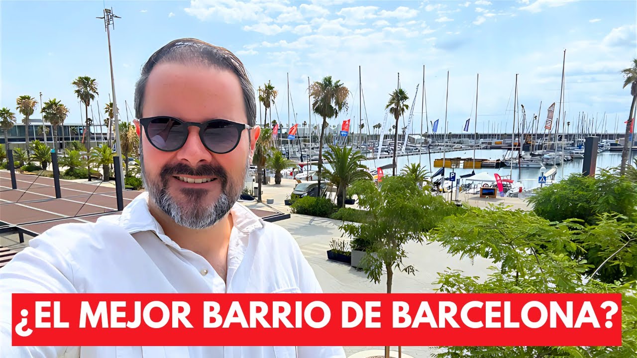 ¿La mejor zona para vivir en Barcelona? | Así es la Vila Olímpica 🇪🇸