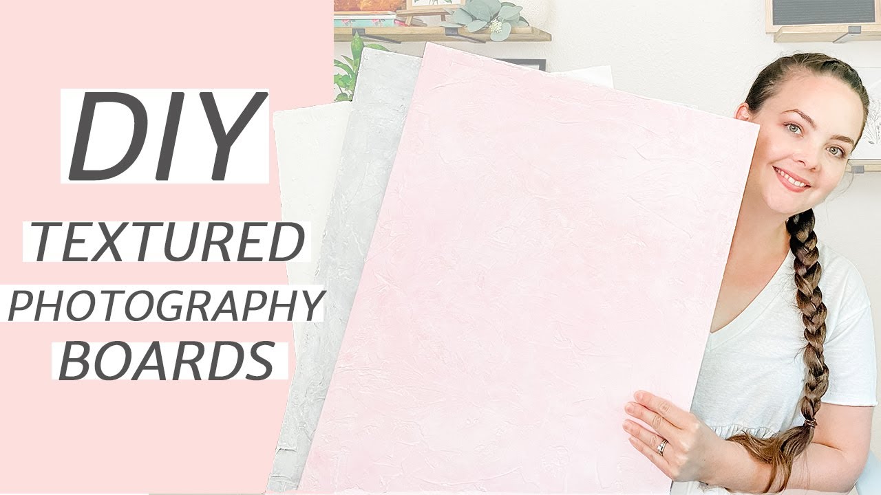 (EASY) DIY Textured Photography Background | DIY Styling Boards