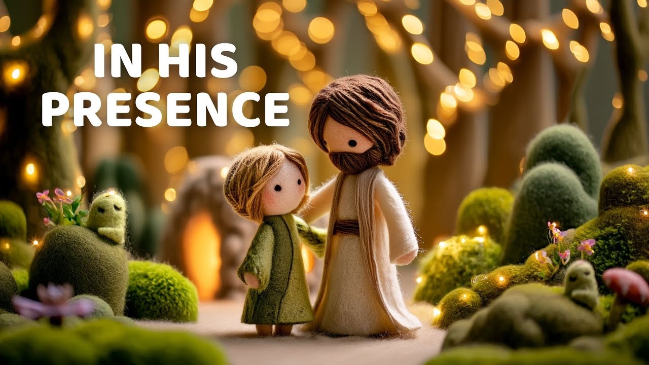 🐞 In His Presence | Christian Song for Kids & Families About Jesus Watching Over Us All Day