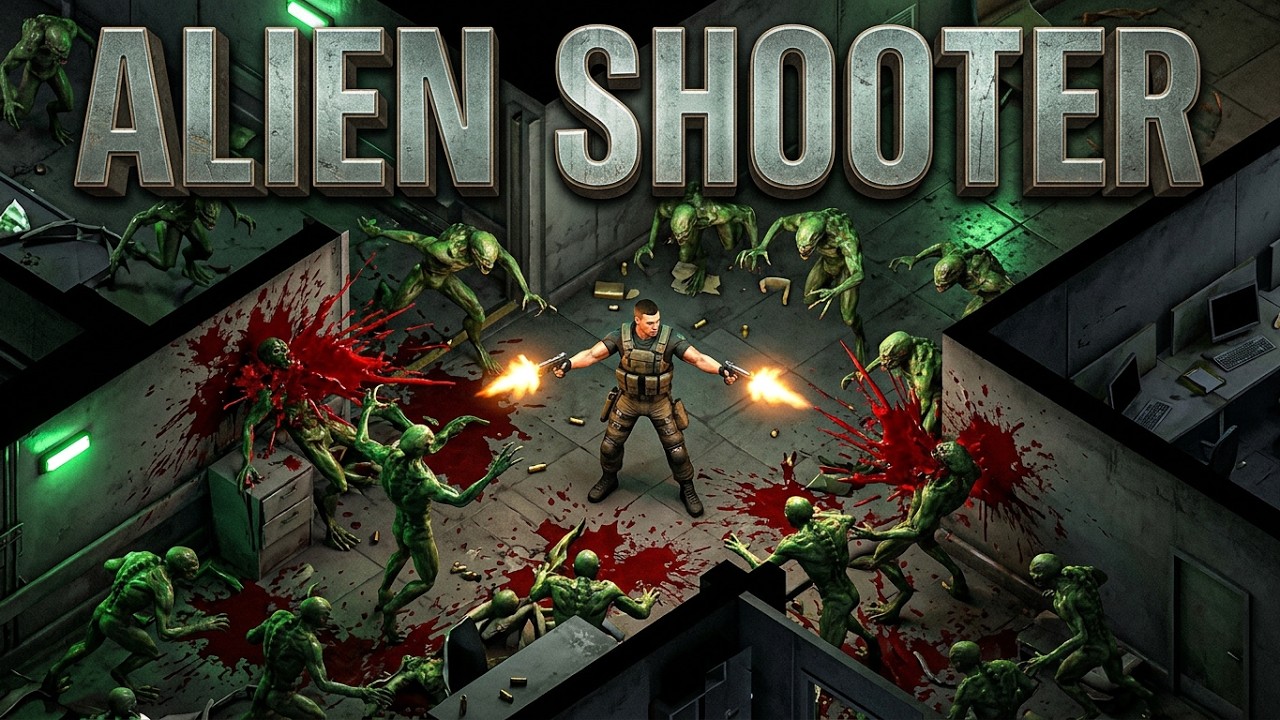 Alien Shooter (by Sigma Team) - action game for Android and iOS - gameplay.