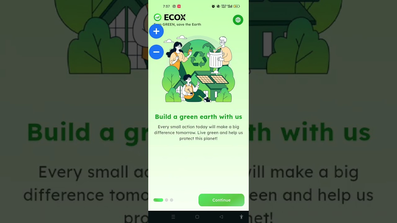 How to register and mine the ECOX app 