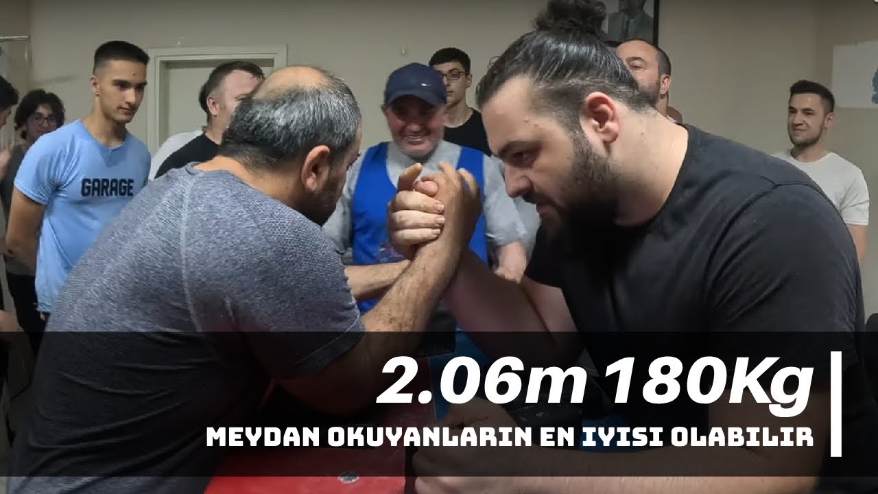 BİLEK GÜREŞİNDE MEYDAN OKUYAN EN GÜÇLÜSÜ OLABİLİR 2.06m 180 KG YENİLGİSİZ FURKAN vs ASLAN POLAT
