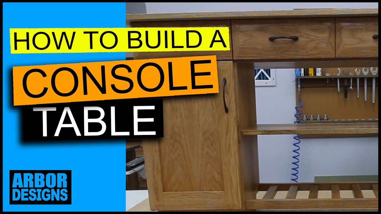 How to Make a Console Table