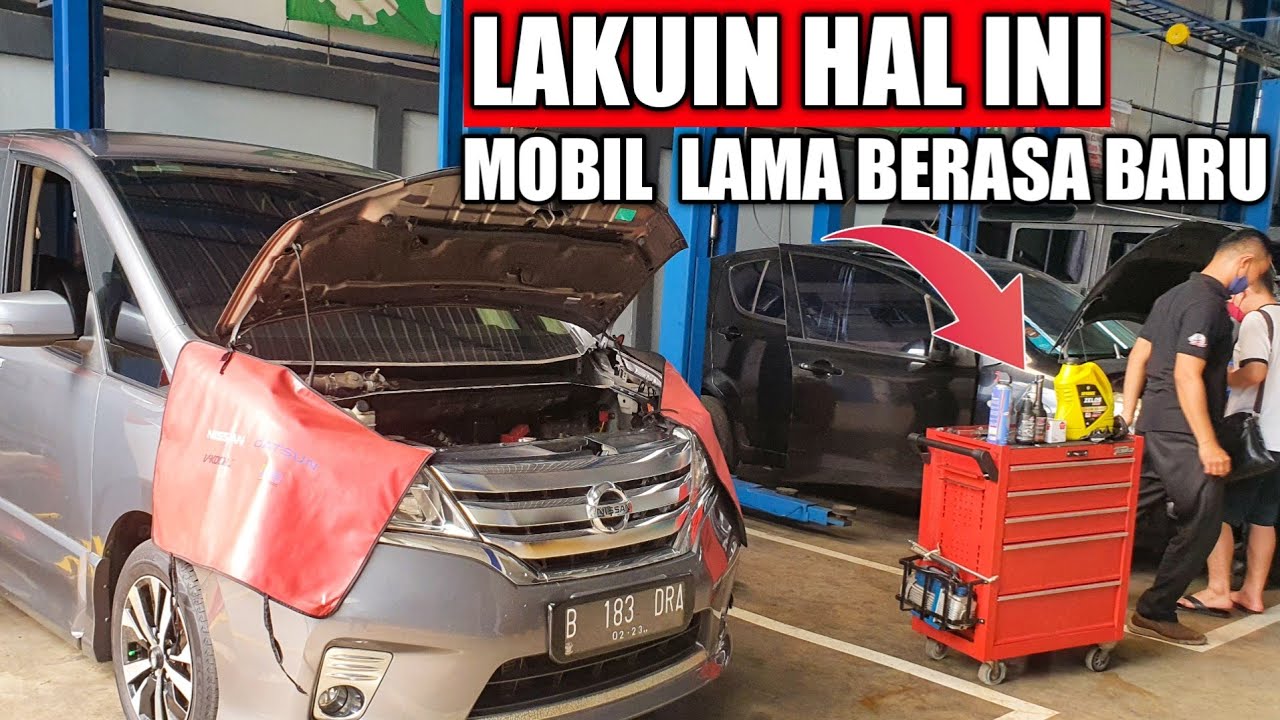 Tune up ruang pembakaran mesin|| nissan serena c26