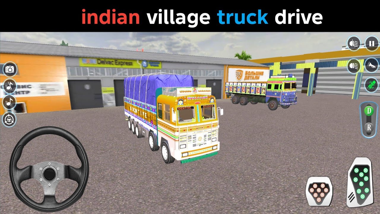Real Truck Driving in Village Off-Road | Muddy Roads & Extreme Truck Drive
