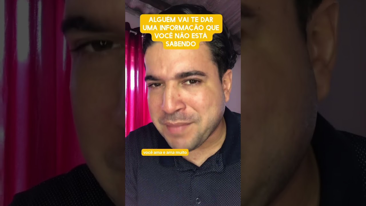 Alguém vai te dar uma informação que você não está sabendo 
