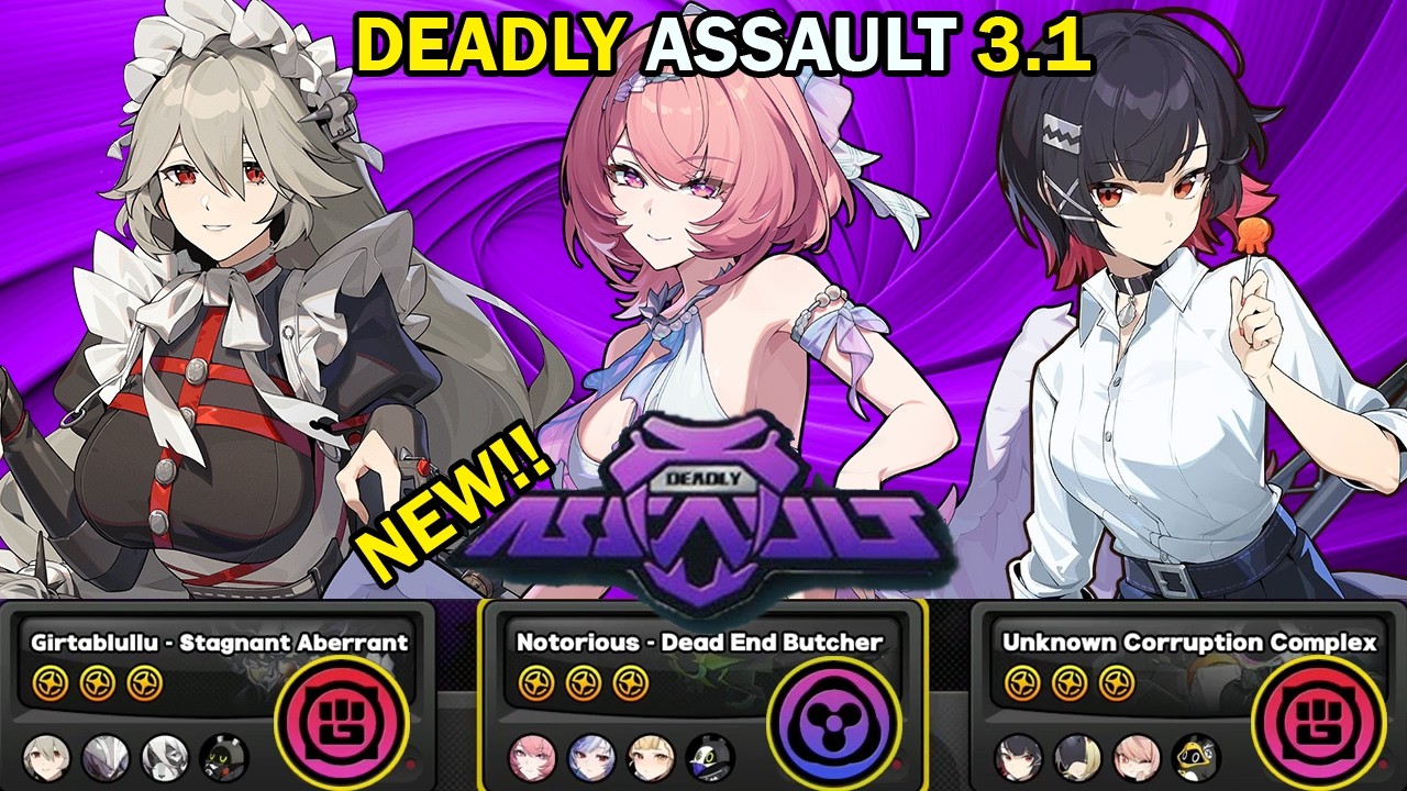 NEW Deadly Assault | Rina, Remielle & Ellen Joe! | 9 Star Clear | Zenless Zone Zero ZZZ 3.1【ゼンゼロ】