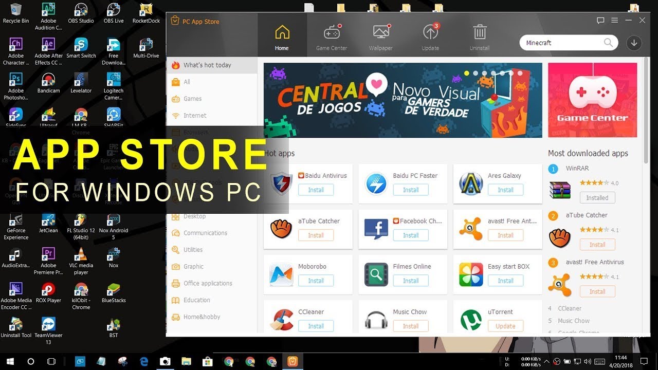 HOW TO DOWNLOAD  AND INSTALL APP STORE IN PC, OR LAPTOP..|| WINDOWS 7,8,10 DOWNLOAD FOR FREE || 100%
