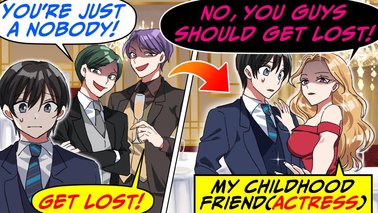 I Got Mocked as “Out of Place” at a Party Hosted by My Actress Childhood Friend![RomCom Manga Dub]