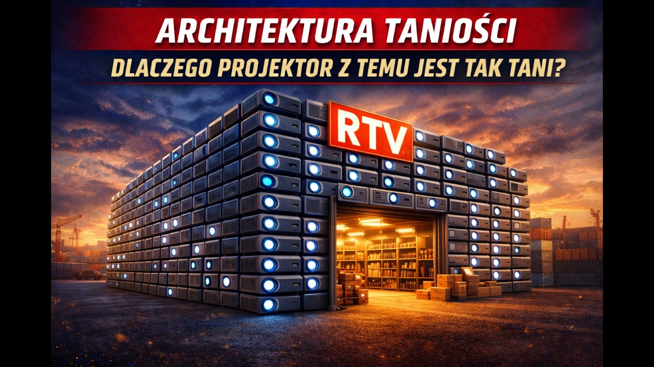 #220. Architektura taniości. Dlaczego projektor z Temu jest tak tani?