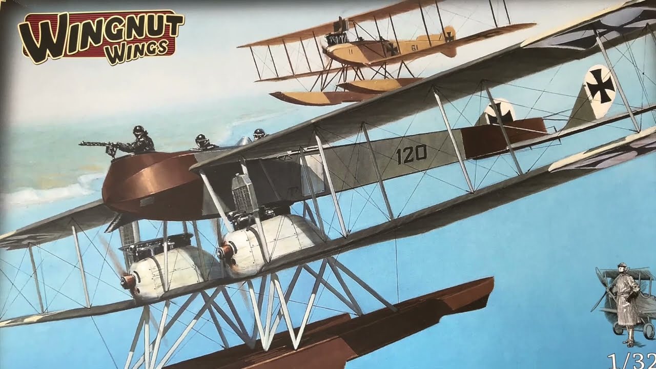 Wingnut Wings, 1/32, Gotha UWD, Part 1, build introduction.