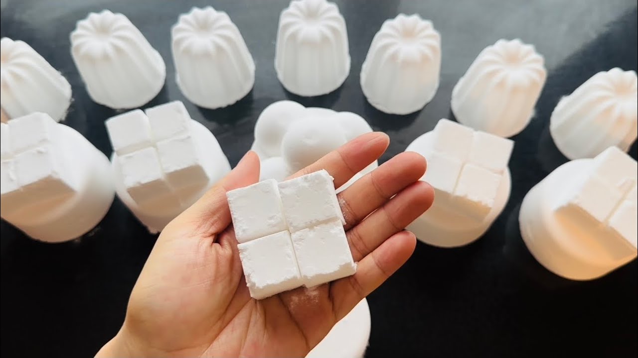 ASMR baking soda pure white