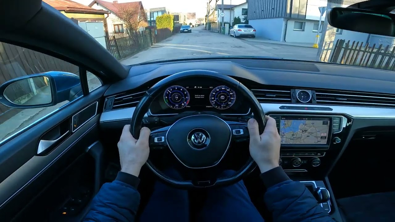 2015 VW Passat Hybrid GTE Highline Quick Walkarround and POV Test drive