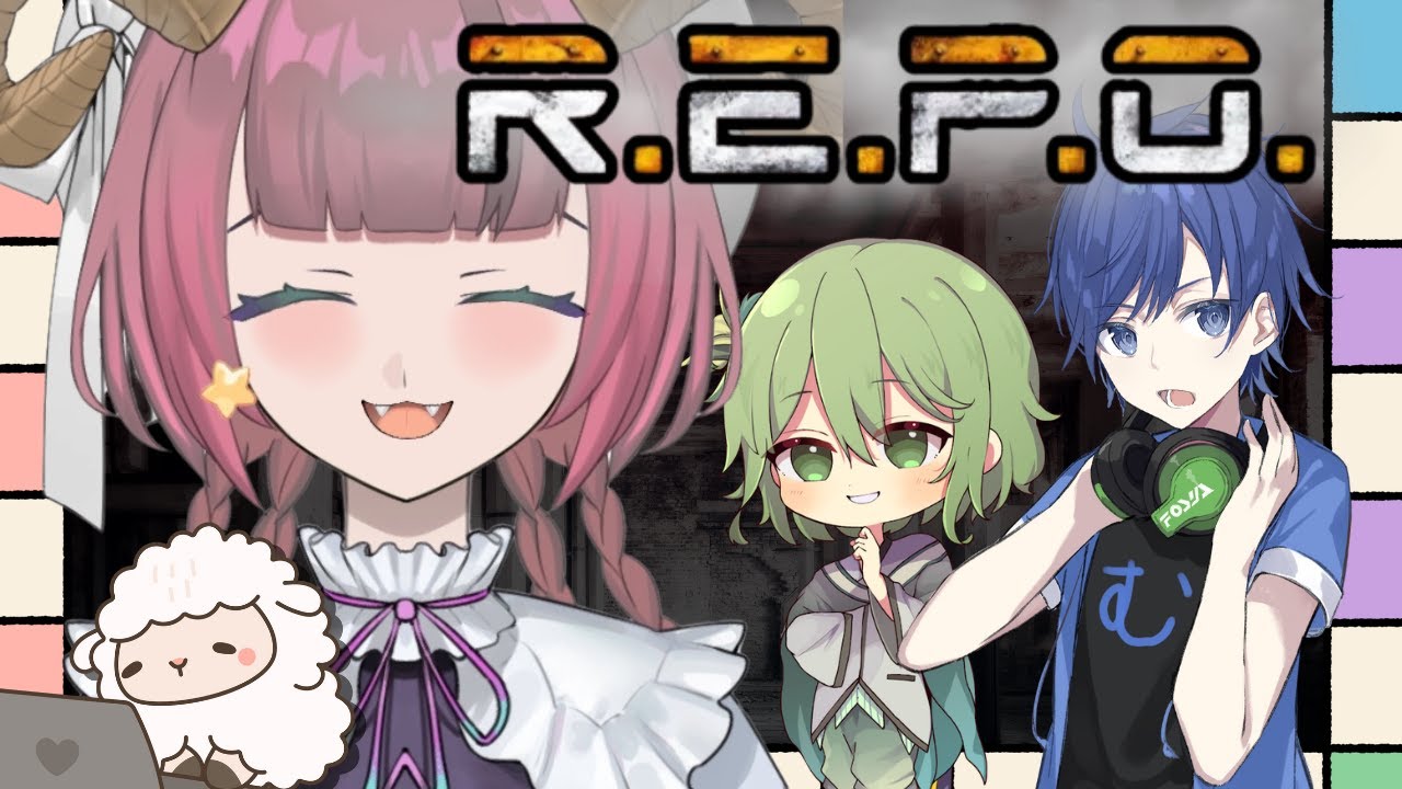【REPO】初心者が必死について行く！真夜中のレポコラボ配信！！あおむぅさん 柊なぎささん