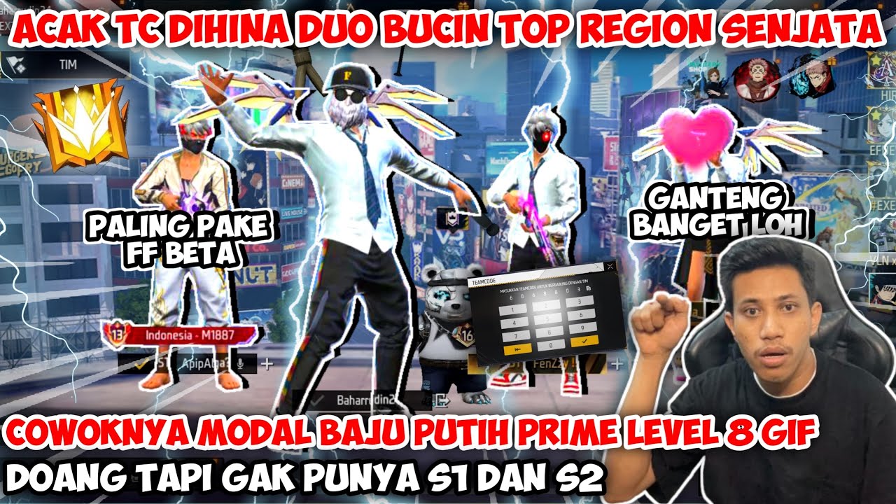 ACAK ACAK TC DIBULLY DUO BUCIN TOP REGION SENJATA MATRE PACARNYA MODAL BAJU PUTIH PRIME 8 GAK ADA S2