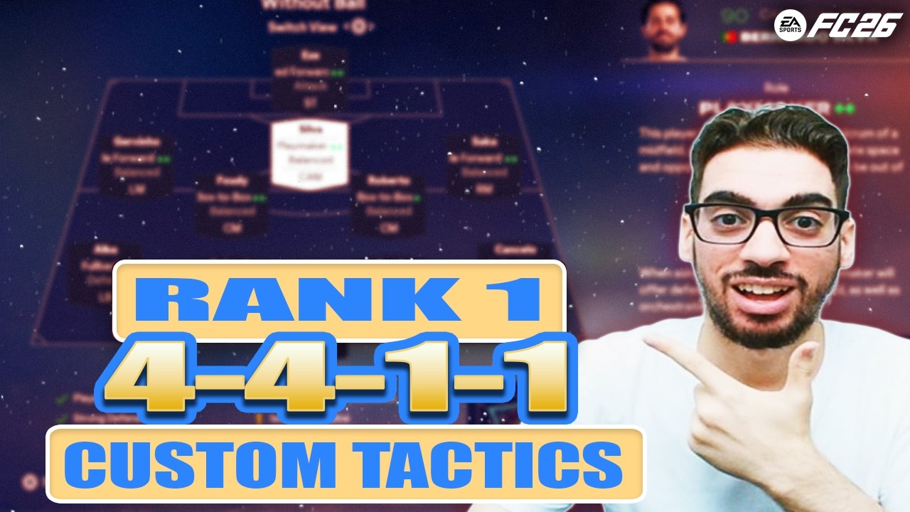ЛУЧШАЯ МЕТА-РАССТАНОВКА 4411 И ПОЛЬЗОВАТЕЛЬСКАЯ ТАКТИКА (РАНГ 1) | FC 26 ULTIMATE TEAM