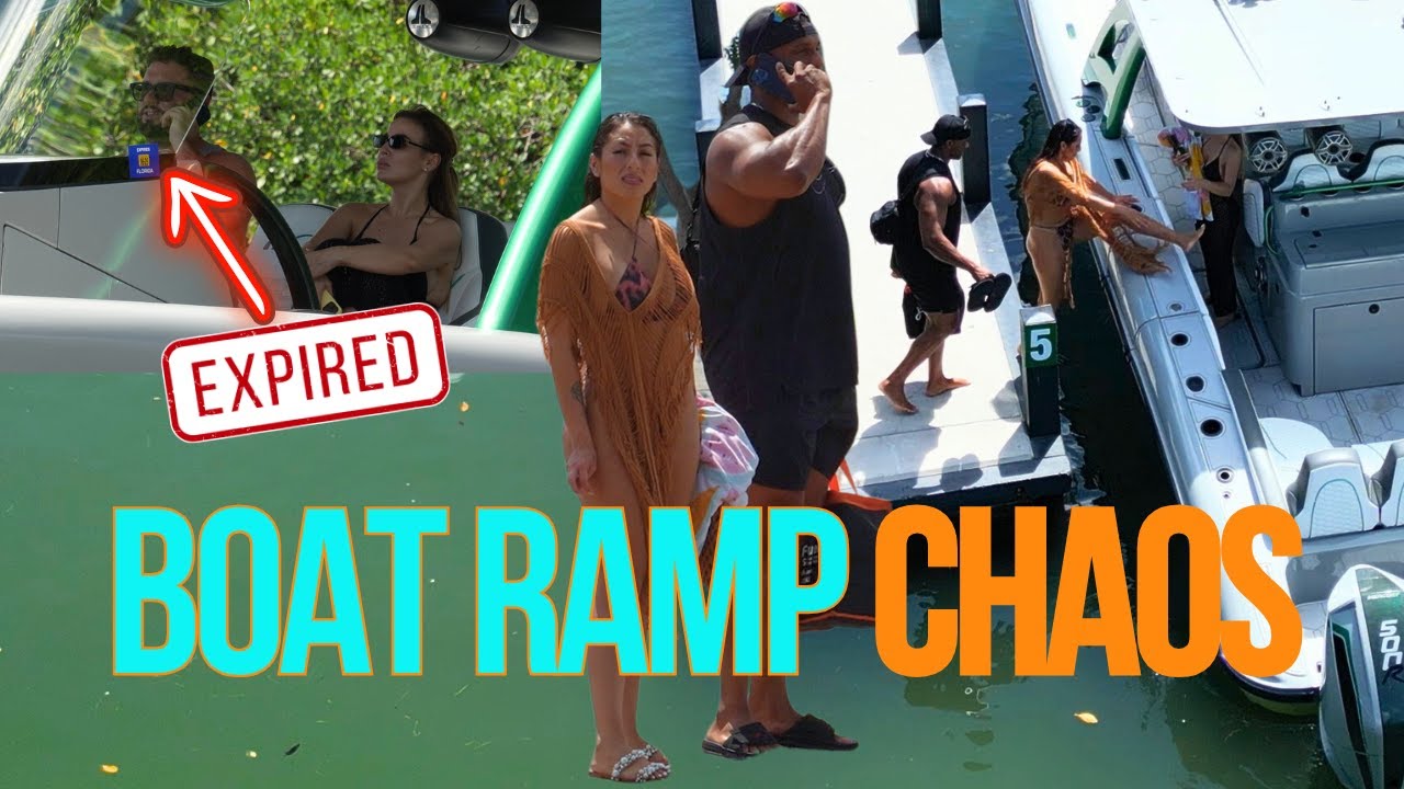 Boat Ramp Weekend Chaos #miami #midnightexpress