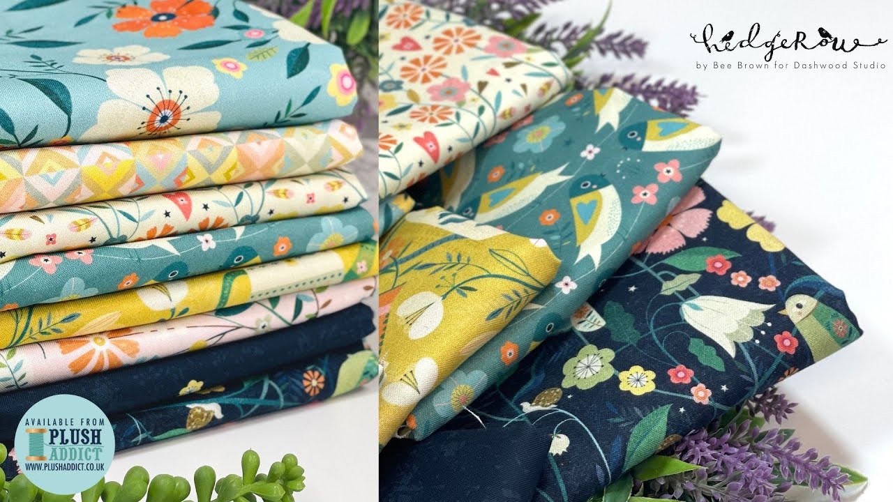 Celebrate British Hedgerows with this NEW fabric collection from Dashwood Studio!