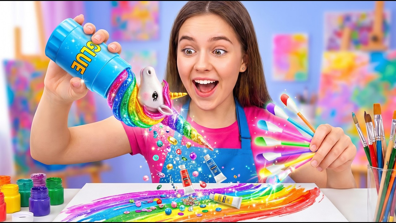 Upgrade Your Art Instantly! 🎨✨ Genius DIY Tricks That Change Everything | 123 GO!