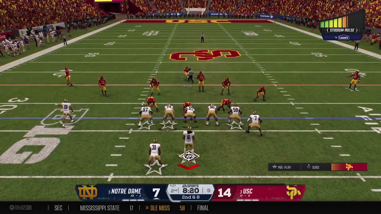 {LIVE}USC PLAYOFFS PUSH SEASON 2|EA SPORTS COLLEGE FOOTBALL 26 PS5