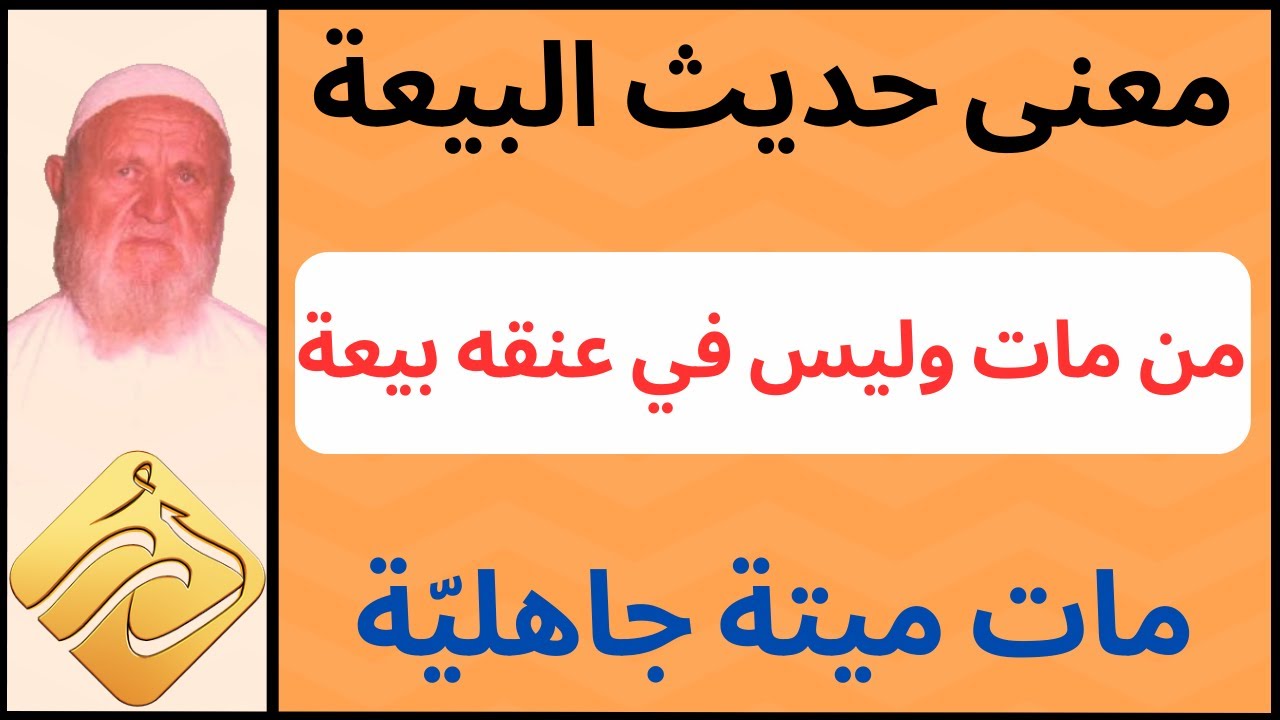 الشيخ الألباني معنى حديث من مات وليس في عنقه بيعة مات ميتة جاهلية
