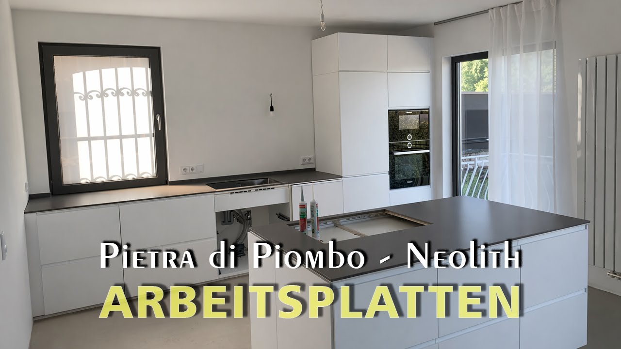 Mayen Pietra di Piombo Neolith Arbeitsplatten, Wischleisten und Fensterbank