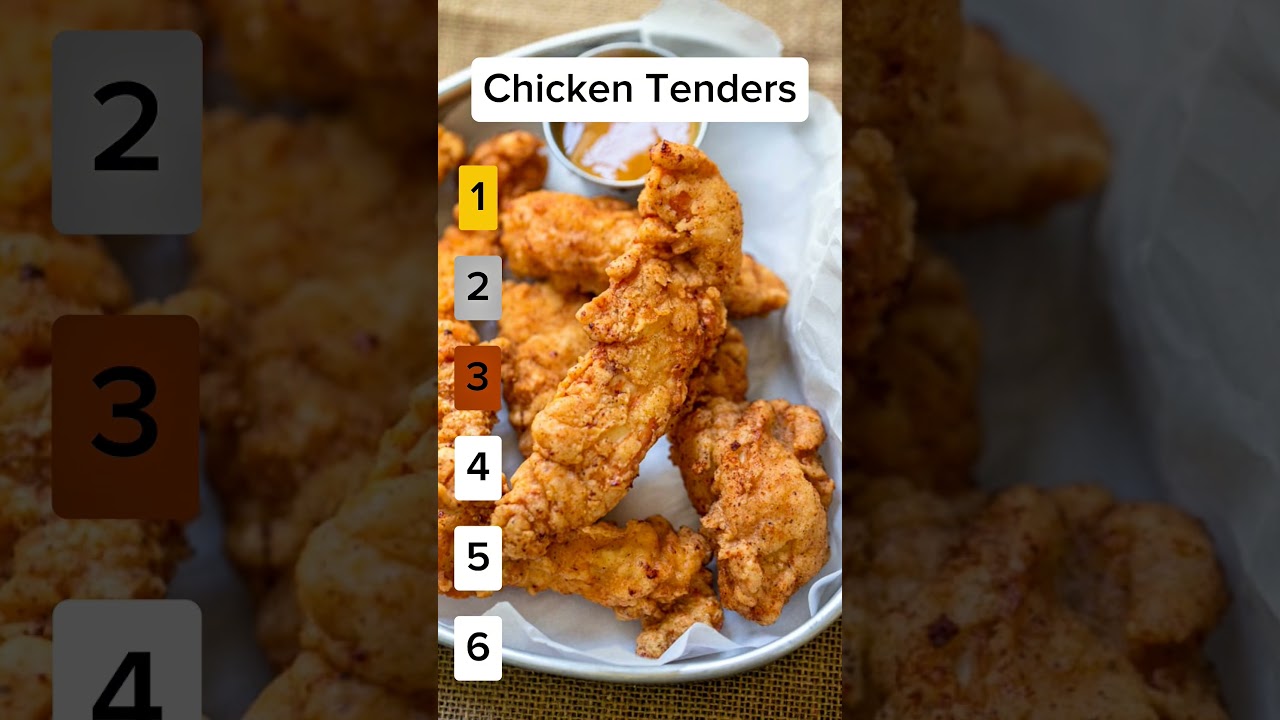 Rank these 6 foods but you can't change. #fyp #ranking #fy #food