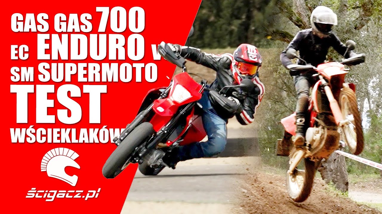 GasGas EC 700 Enduro Vs. GasGas SM 700 Supermoto. Test 2022. Który kupić?