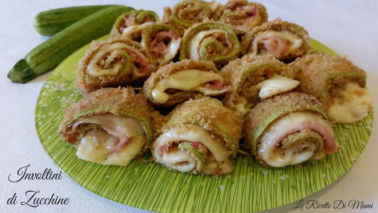 INVOLTINI DI ZUCCHINE FILANTI AL FORNO | RICETTA SENZA GLUTINE FACILE E VELOCE- Rolls Baked Zucchini